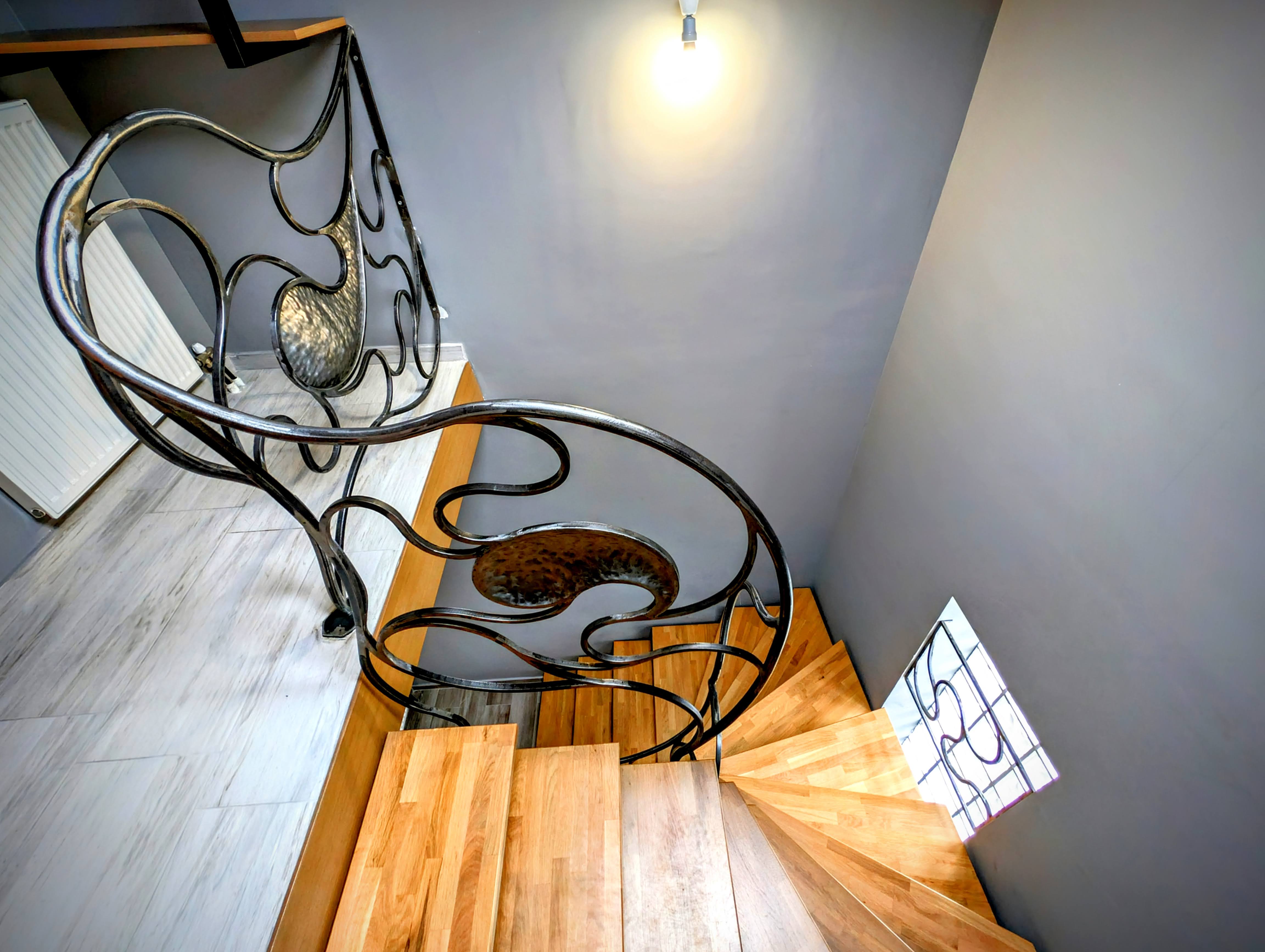Detail of Craft in Detail: Wrought Iron & Timber Staircases