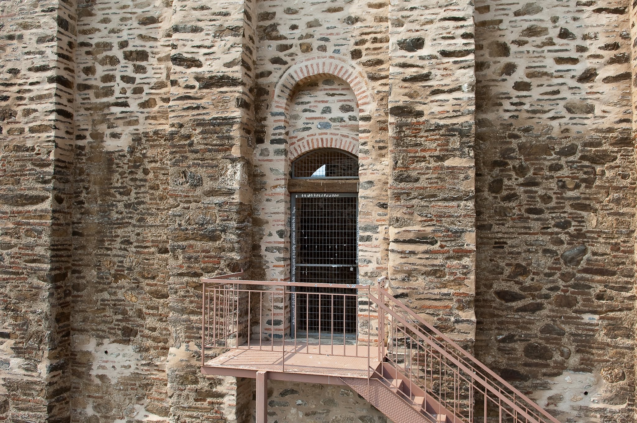 Nadir top-down survey of the tower site
